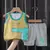 Conjuntos de roupas de algodão infantil, camisetas e shorts, roupas sem mangas - tienda online
