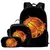 Imagem do Bolsas escolares com estampa de chama 3D, mochila de basquete e futebol, lanchei