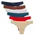 5 pçs/set calcinha de algodão g-string calcinha feminina sexy lingerie feminin - comprar online