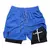 Shorts de corrida de treino 2 em 1 com gráfico cruzado para homens, shorts de p - buy online