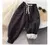 Calça de moletom grossa casual para meninos e meninas, calça esportiva solta p en internet