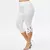 Leggings casuais sem costura feminina, calça curta de capri, capri tamanho gran