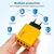 120w carregamento rápido 4 portas carregador de telefone móvel qc3.0 usb tipo - comprar online