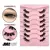 Imagen de GROINNEYA Half Lashes Half Lashes Soft Natural Clear Band Lashes Natural Look Fa