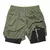 Shorts de corrida de treino 2 em 1 com gráfico cruzado para homens, shorts de p - buy online