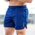 Imagem do Calções de malha respirável para homens, calções masculinos de treino de ginástica, roupa esportiva de secagem rápida, calça curta basculante, verão