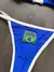 Imagem do Ruotonsept sexy bordado brasil bandeira contraste split bikini conjunto feminino