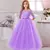 Roupa de festa de princesa infantil, vestido de aniversário de menina, banquete on internet
