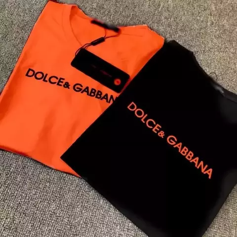 KIT 2 Camiseta DG Lançamento Cores Novas 100% Algodão Unissex Camisa
