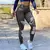Hot-selling Ladies Imitação de cintura alta de cintura alta de cintura alta Leggings de ganga de tamanho grande Fitness - tienda online