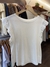 Remera de Jersey con puntilla de broderie - comprar online