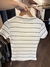 Remera de lanilla rayada