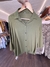 Camisa de lino lisa mangas 3/4 - Casa Noah