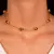 Choker Semijoia Corrente Bolas Lisas - Ouro