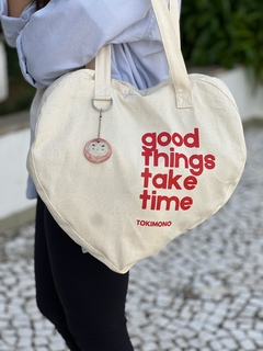 Tote Bag - Good Things Take Time na internet