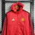 Jaqueta Corta Vento Manchester United 23/24 Adidas - Vermelho - Loja DG imports