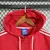 Jaqueta Corta Vento Manchester United 23/24 Adidas - Vermelho e Preto - loja online