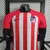 Camisa Atlético de Madrid Home 23/24 Jogador - Vermelho e branco - Loja DG imports