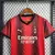 Kit Infantil AC Milan Home 23/24 Vermelha e Preto - Loja DG imports