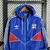 Jaqueta Corta Vento Lyon 23/24 Adidas - Azul - Loja DG imports