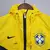 Jaqueta Corta vento Brasil Nike - Amarelo e Azul - Loja DG imports