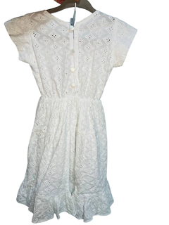 Vestido de Lese branco 2 T - loja online