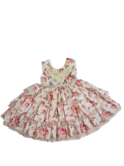Vestido Borboleta com bordado