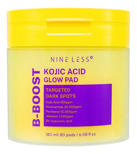 NINELESS Almohadilla luminosa de ácido kójico (Objetivo: manchas oscuras)