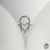 Piercing Argola Coração- Titânio - loja online