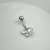 Piercing Bananabell Butterfly em Zircônia - Titânio - comprar online