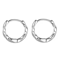 Na moda 925 brincos de prata esterlina para homens jóia moda onda aros brincos na internet