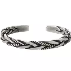 Pulseira trançada em prata 925 na internet