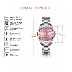 CHENXI-mulheres coloridas Dial relógios de pulso, feminino quartzo relógios, r - Vaníri