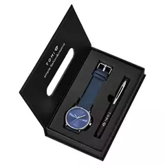 Tomi novo 2 pçs de luxo negócios relógio masculino caixa presente conjunto si - comprar online