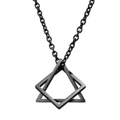 Prata cor geométrica irregular colar para mulher homem simples punk clavícula - comprar online