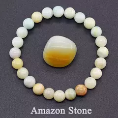 Imagem do Pulseira Olho de Tigre Natural para Homens e Mulheres, Contas de Cristal, Charme