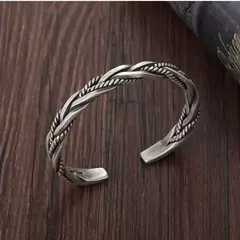 Pulseira trançada em prata 925 - comprar online