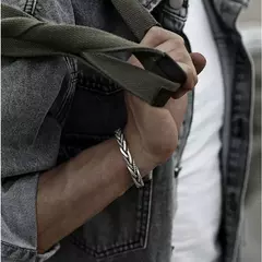 Pulseira trançada em prata 925 - Vaníri