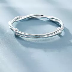 Pulseiras Weave em Prata 925 para Mulheres, Pulseiras Originais, Tamanho Ajustá na internet