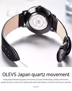 OLEVS-Relógio de quartzo minimalista ultra fino masculino, relógio de pulso im - Vaníri