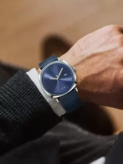Tomi novo 2 pçs de luxo negócios relógio masculino caixa presente conjunto si