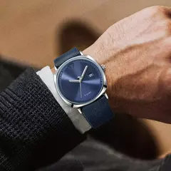 Tomi novo 2 pçs de luxo negócios relógio masculino caixa presente conjunto si - Vaníri