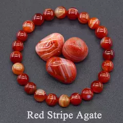 Pulseira Olho de Tigre Natural para Homens e Mulheres, Contas de Cristal, Charme - loja online