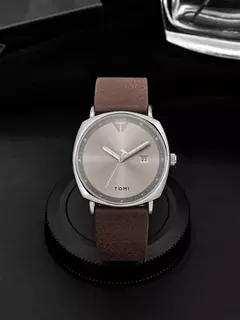 Tomi novo 2 pçs de luxo negócios relógio masculino caixa presente conjunto si
