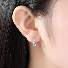 925 brincos de agulhas de prata esterlina para mulheres moda casamento, joias de na internet