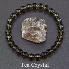 Pulseira Olho de Tigre Natural para Homens e Mulheres, Contas de Cristal, Charme - loja online