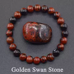 Pulseira Olho de Tigre Natural para Homens e Mulheres, Contas de Cristal, Charme - loja online