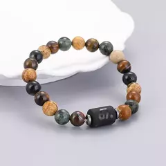 12 pulseira do zodíaco pedra natural câncer virgem leo libra pulseira senhoras - loja online