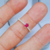 Imagem do Anel Solitário Prata 925 Feminino Prata Legítima Anel Cravejado Pedras Zircônia Solitário da Rainha Vermelho Rubi