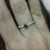 Anel de Prata 925 Coração Princesa com Zircônia Vermelho Rubi